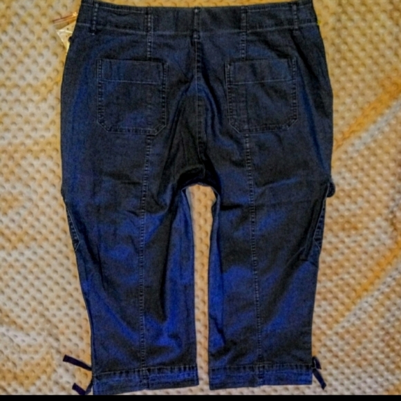 Allison Daley Cargo Pocket Jeans Size 14 B. F. NWT - Picture 4 of 10